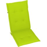  Sklopive stolice na razvlačenje, 4 kom. s jastucima, masivno drvo akacije Zelena 120 x 50 x 3 cm | shoptok.hr