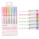  Set 6 markerjev z različnimi dekorativnimi vzorci 2 | Shoptok.si
