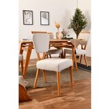 Hanah home stolica palace v2 - cream oakcream chair set (2 pieces) | ePonuda.com