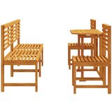  Set za vrtni blagovanje od 5 dijelova od čvrstog drva akacije | shoptok.hr