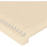  Uzglavlje s ušima krem 93x23x78/88 cm od tkanine | shoptok.hr