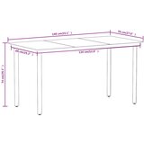  7-dijelni vrtni blagovaonski set crni | shoptok.hr