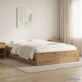  Okvir kreveta s pohranom Hrast artisan 150 x 200 cm - Hrast artisan 150 x 200 cm | shoptok.hr