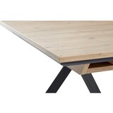 Cantus RAZTEGLJIVA MIZA, črna, hrast artisan | Shoptok.si