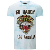 Ed Hardy - Los tigre t-shirt turquesa Blue