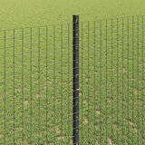  Zatvorena žičana ograda s postovima 10 x 1,4 m Siva Mreža | shoptok.hr