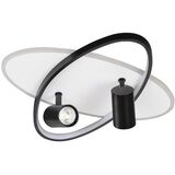 Vidik 23108 STROPNA SVJETILJKA LED MONDO ELIPSA 38W + 2x2W LED CRNA | shoptok.hr