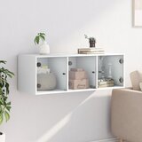  Zidni ormarić sa staklenim vratima bijeli 102 x 37 x 35 cm | Eponuda.com