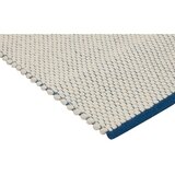 noo.ma Modra/bež ročno tkana volnena preproga 140x200 cm Lenu – | Shoptok.si