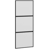  Klizna vrata s priborom 90 x 205 cm kaljeno staklo i aluminij | shoptok.hr