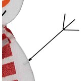 vidaXL Osvetljena družina snežakov 3 pcs Toplo bela Poliester | Shoptok.si