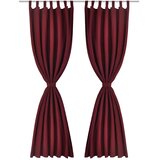  2 kom Bordo Mikro-Satenska Zavjesa s Tregerima 140 x 175 cm | shoptok.hr