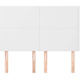 vidaXL Posteljno vzglavje 4 kosa belo 72x5x78/88 cm umetno usnje | Shoptok.si