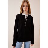 Happiness İstanbul Sweater - Black - Regular fit Cene