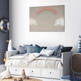  Slika - Rainy June - Colorful Rainbow Emerging from Clouds on a Bright Background 60x40 Akustična | shoptok.hr