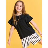 Sinsay Pamučne pull-on kratke hlače na pruge | shoptok.hr
