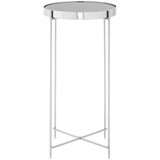 Premier Housewares Okrogla stranska mizica s stekleno mizno ploščo ø 33 cm Allure – Cene