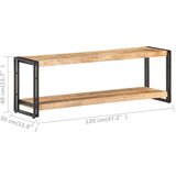 TV ormarić 120 x 30 x 40 cm od grubog drva manga | shoptok.hr