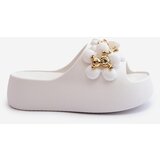 Boto Women's Foam Slides With Decorations On Thick Sole White Bremavia | ePonuda.com