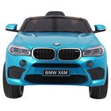  Auto na akumulator BMW X6 model 229-1 Licencirani sa kožnim sedištem i mekim gumama Metalik Plavi | Eponuda.com