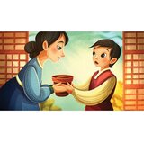 Diafilm Dječak i prazna cvjetna posuda dijafilm (Serija dijapozitiva iz riznice narodnih priča) | shoptok.hr