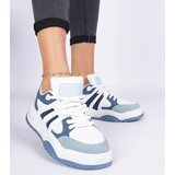 D/CEO marka niezdefiniowana Blue women's sneakers with bulky laces Bartella Cene