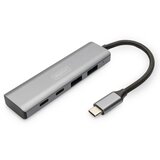 Digitus USB-C 4 Port HUB, 2x USB A + 2x USB-C | shoptok.hr
