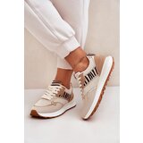 Boto Women's Sports Shoes On Platform Zebra Beige Davinara | Shoptok.si