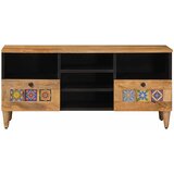 TV ormar s ladicama Prirodna 100 x 33 x 46 cm Čvrsto drvo manga | Eponuda.ba