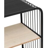 5five Poslužni sto/mobilna polica COLGE 97x55 cm crna/bež | Eponuda.com