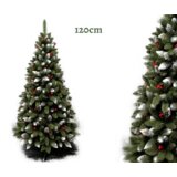  Umjetno božićno drvce – IZA s crvenim perlama – 120cm | shoptok.hr