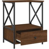  Noćni ormarići 2 kom boja hrasta 50x41x65 cm konstruirano drvo Smeđa | Shoptok.si
