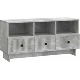 TV ormar Betonska siva 102 x 34,5 x 50 cm Konstruirano drvo | shoptok.hr