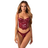 Obsessive Redya Corset & Thong Red S/M | shoptok.hr