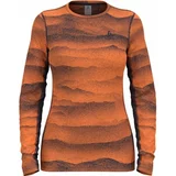 Odlo BL TOP CREW NECK L/S WHISTLER ECO Ženska funkcionalna majica, narančasta, veličina