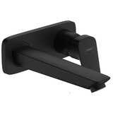 Hansgrohe Logis 195 Matt Black uzidna baterija (slavina) za umivaonik sa odlivnim ventilom sifona nezatvorivim 71220670 | ePonuda.com