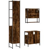  3-dijelni set kupaonskog namještaja boja hrasta drveni | shoptok.hr