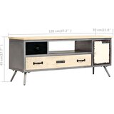 In TV omarica iz trdnega mangovega lesa in jekla 120x30x45 cm | Shoptok.si
