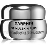 Darphin stimulskin plus absolute renewal eye & lip contour cream pomlajevalna krema za predel okoli oči in ustnice 15 ml za ženske | Shoptok.si