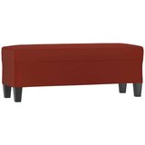  Klupa crvena boja vina 100 x 35 x 41 cm od umjetne kože | shoptok.hr