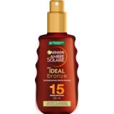 Garnier oljni sprej za sončenje z za&scaron;čitnim faktorjem SPF15 - Ambre Solaire Ideal Bronze Protective Oil Spray - SPF15 cene