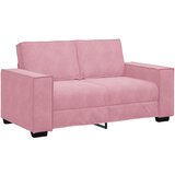  3-dijelni set sofa s jastucima, ružičasti baršun | Shoptok.si