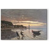  Slika - Claude Monet – Hauling a Boat Ashore Honfleur 60x40 Premium Print | shoptok.hr