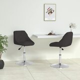 Maison Chic Jedilni stoli - Vzorci stoli 2 kosa črno umetno usnje A258, (22032550) | Shoptok.si