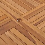  Vrtni blagovaonski stol 110 x 110 x 75 cm od masivne tikovine | shoptok.hr