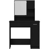 Crni hrast toaletni stolić s ogledalom - 86.5 x 35 x 136 cm | shoptok.hr