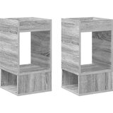  Stranska miza Siva Sonoma 30 x 30 x 56 cm Konstruiran les, (5000201843) | Shoptok.si