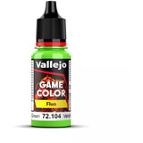 Vallejo Game Color Fluo Green - 17 ml | Shoptok.si