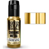 Green Stuff World Chrome Paint Antique Gold 17ml | Antik zlatna hrom boja Cene