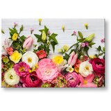  Slike na platnu roze CVEĆE_1510-11 (moderne slike na platnu) | ePonuda.com